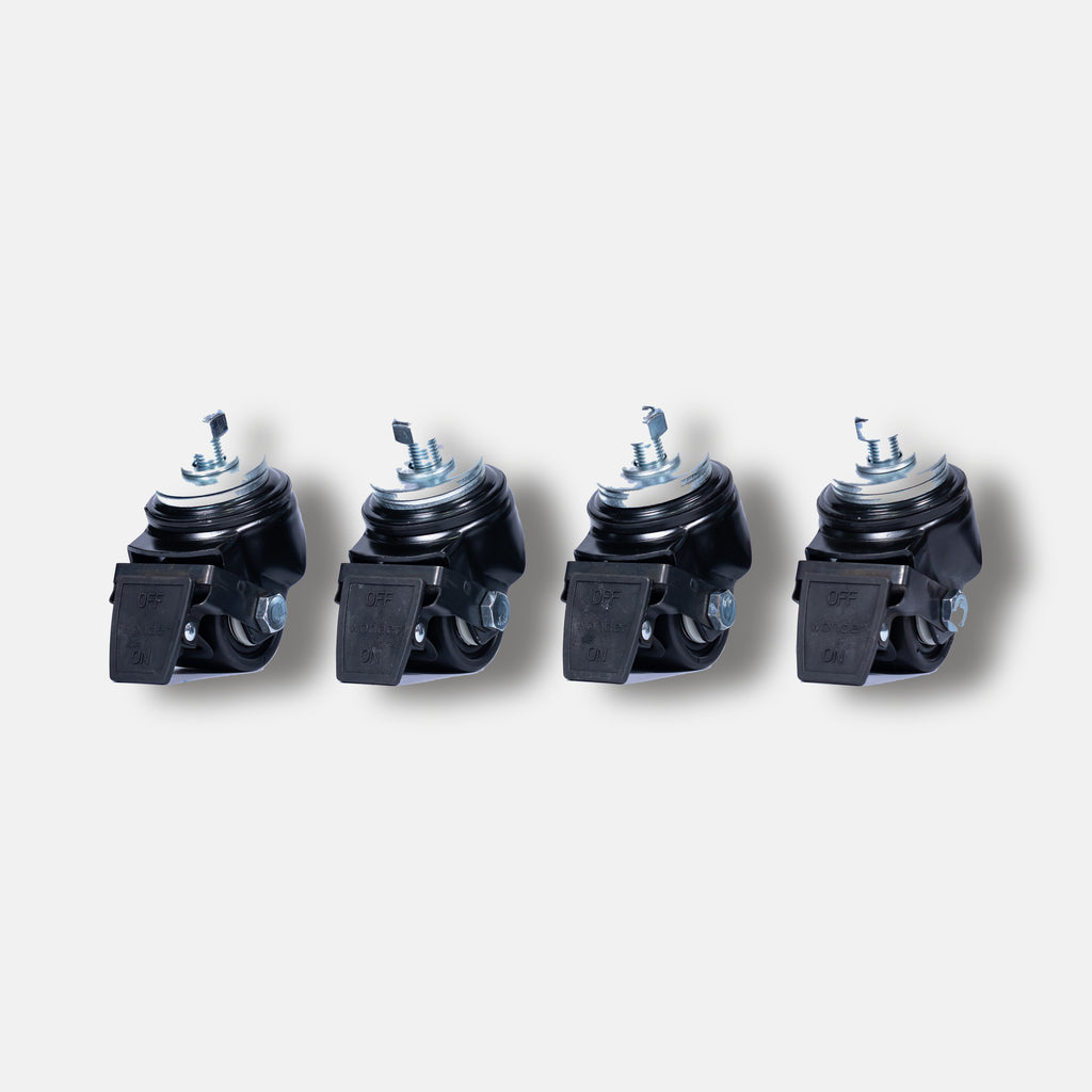 Roll with Ease: Castor Wheels for Shelves and Workbenches