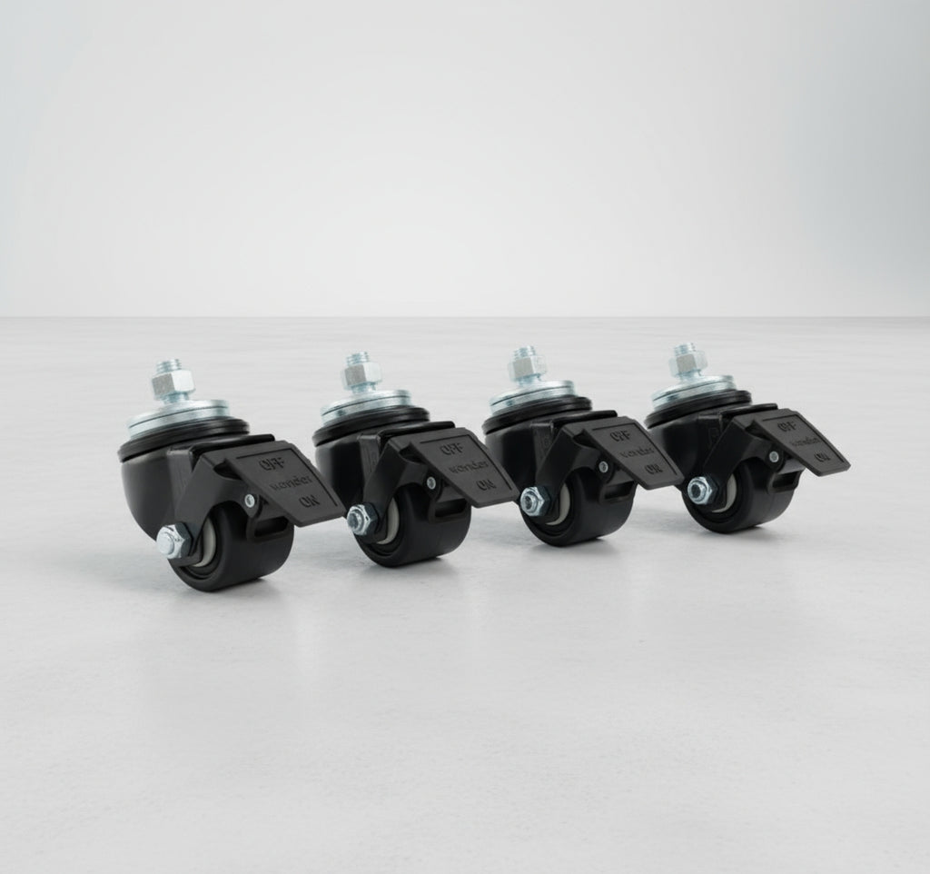 Roll with Ease: GSS Castor Wheels for Shelves and Workbenches